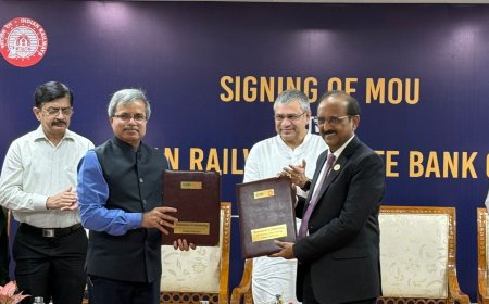कर्मचारियों का बीमा लाभ बढ़ाने के लिए Railways और SBI के बीच MOU