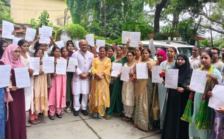 नवचयनित 35 आंगनबाड़ी कार्यकत्रियों को दिया गया Appointment letter