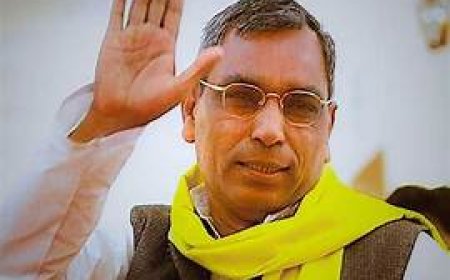 मंत्री ओमप्रकाश राजभर के घर पहुंचे राकेश कुमार सिंह