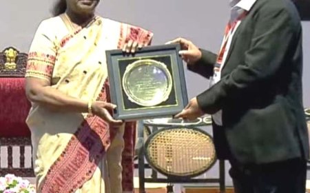 वैज्ञानिक डॉ. जय कृष्ण पाण्डेय को राष्ट्रपति ने किया सम्मानित