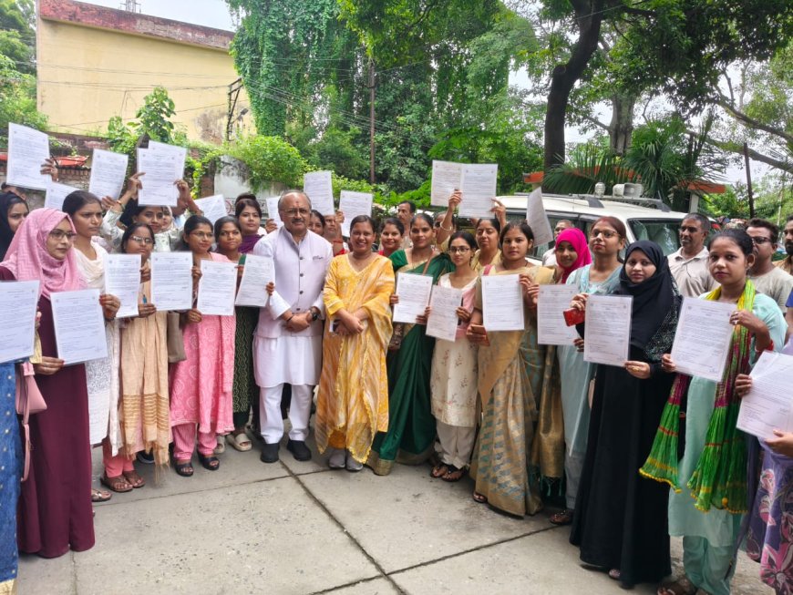 नवचयनित 35 आंगनबाड़ी कार्यकत्रियों को दिया गया Appointment letter