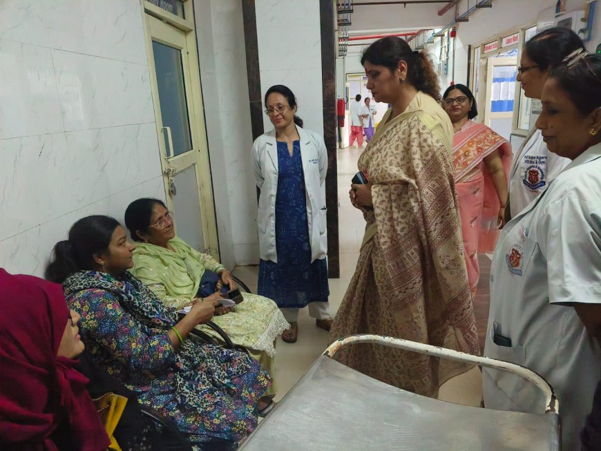 यूपी राज्य महिला आयोग की अध्यक्ष ने डिलीवरी वार्ड की अव्यवस्था पर जताई नाराजगी, 200 बेड का प्रस्ताव शासन को भेजा
