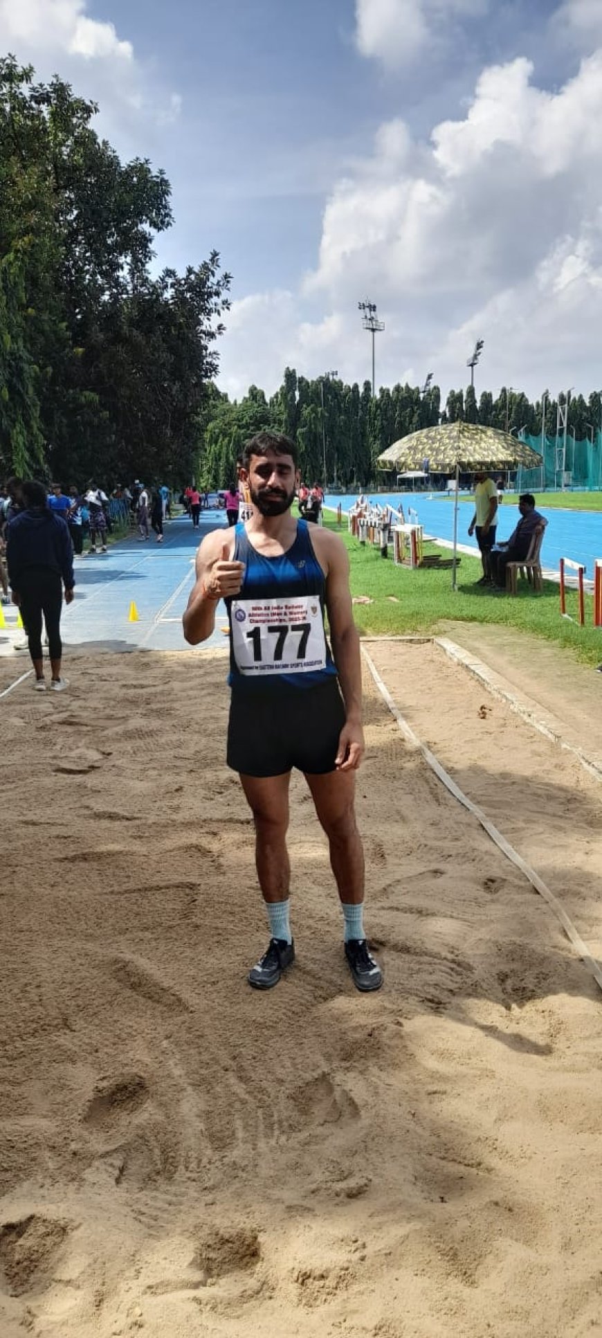 उत्तर मध्य रेलवे के एथलीट भूपेंद्र सिंह ने लॉन्ग जंप में जीता स्वर्ण पदक