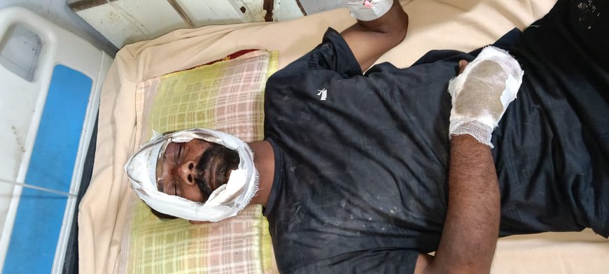 आदर्श संग्राम पार्टी के नेता पर हमला