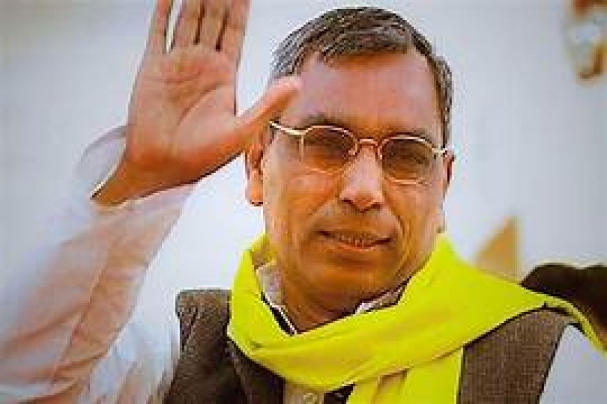 मंत्री ओमप्रकाश राजभर के घर पहुंचे राकेश कुमार सिंह