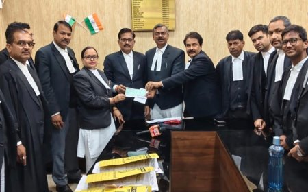 हाईकोर्ट बार एसोसिएशन ने 44 अधिवक्ताओं को दी चिकित्सीय सहायता राशि